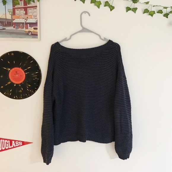 Striped Knit Crew Sweater - Aeropostale - Picture 4 of 5